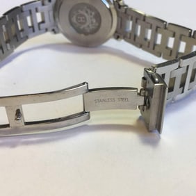 HERMES Clipper Stainless Steel Quartz Wristband