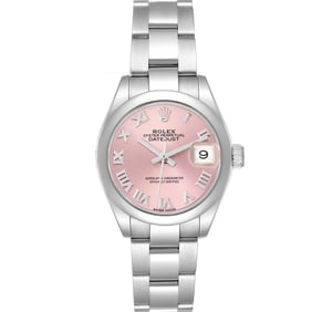 Rolex Datejust 28 Pink Roman Dial
