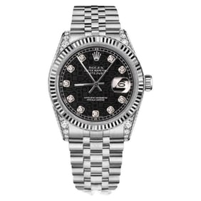 Rolex Datejust Discreet Jubilee Design Black