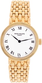 Patek Philippe Calatrava in 18k yellow