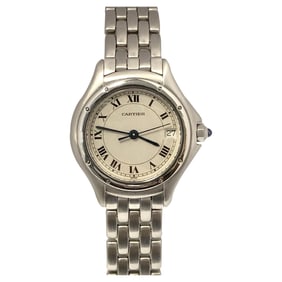 Cartier Cougar Ladies Steel Wrist Watch