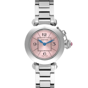 Cartier Miss Pasha Steel Pink Dial