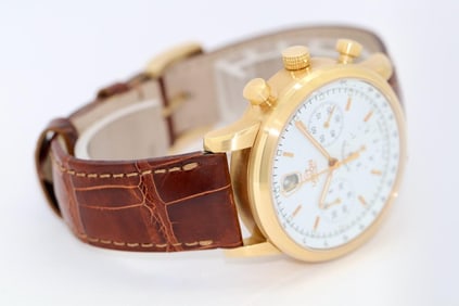 Union Glashutte Chronograph 18 Karat Gold,