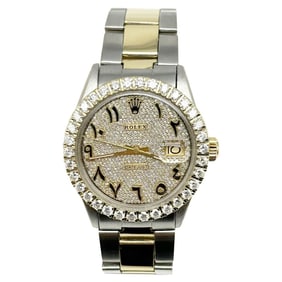 Rolex Date 1500 Diamond Arabic Dial