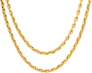 Double hand made extraordinary necklace in