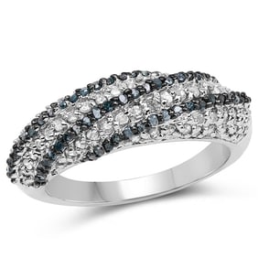 1.25 CT Genuine Blue Diamond &