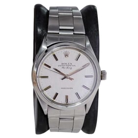 Rolex Steel Air King with Rare