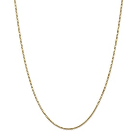 14k Yellow Gold 1.5 mm Box