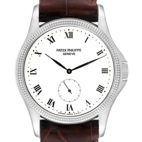Patek Philippe Calatrava White Gold White