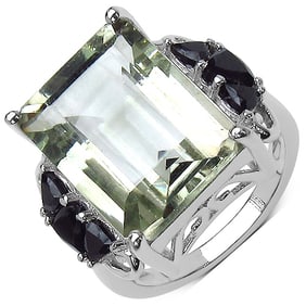 11.92 CT Genuine Green Amethyst and