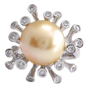 Natural South Sea Pearl 14 Karat