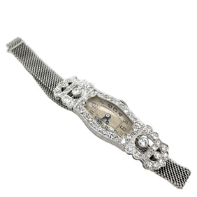 Vintage Platinum & 9ct White Gold