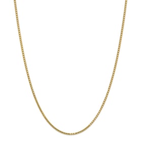 14k Yellow Gold 1.9 mm Box