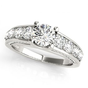 2.55 ctw Certified VS/SI Diamond Ring 18k White Gold