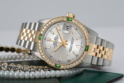 Rolex Datejust 68273 Vintage Diamond Bezel
