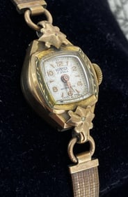 Roamer Art-Deco c1930s Gold-Filled Tonneau Swiss