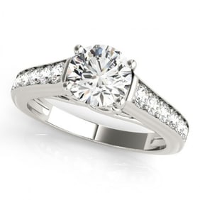 1.5 ctw Certified VS/SI Diamond Ring 18k White Gold