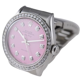 Rolex Steel Air King with Custom