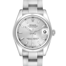 Rolex Datejust 31 Silver Dial Domed