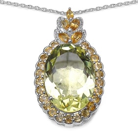 10.52 CT Genuine Lemon Quartz, Citrine