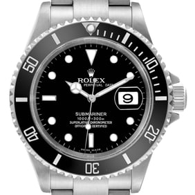 Rolex Submariner Date Black Dial Steel