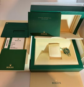 Rolex Watch Box, New Creme Empty
