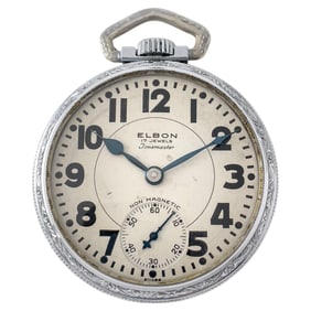 Elbon 17 Jewels Timemaster GMT Pocket