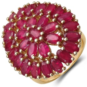 9.30 CT Genuine Ruby 14K Yellow