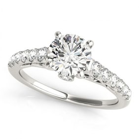 1.25 ctw Certified VS/SI Diamond Ring 18k White Gold