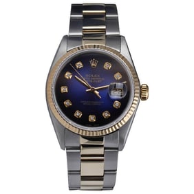 Rolex Datejust Two-Tone Blue Blue Vignette