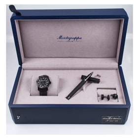 Montegrappa Skeleton Date Matte Black PVD
