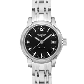 Longines Saint-Imier Date Steel Black Dial