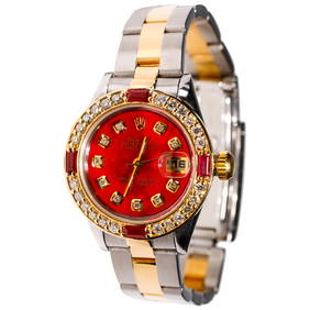 Rolex Two-Tone Ladies Datejust, Automatic Diamond (1 of 10)