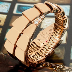 Bvlgari Serpenti Rose Gold Diamond Set