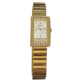 Boucheron 18k Yellow Gold Diamond Watch