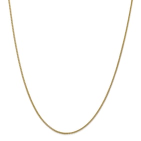 14k Yellow Gold Semi-Solid 1.55 mm Wheat Chain - 22 in.