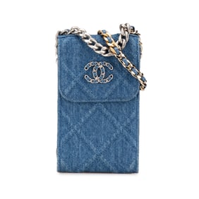 Chanel Denim 19 Phone Holder with
