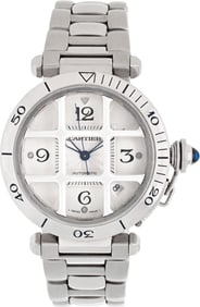 Cartier Pasha 38mm with grid in