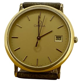 Omega De Ville Gold-Plated S/Steel Champagne