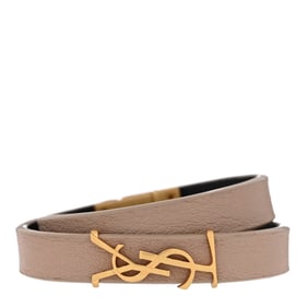 Saint Laurent Calfskin Opyum Double Wrap