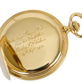 Longines Yellow Gold Keyless Lever Slim