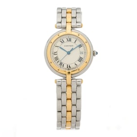 Cartier Stainless Steel 18K Yellow Gold