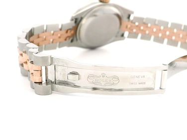 Rolex Everose Gold & Steel Lady