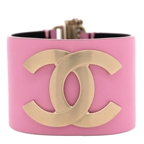 Chanel Calfskin CC Wide Cuff M