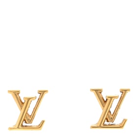 Louis Vuitton Metal LV Iconic Earrings