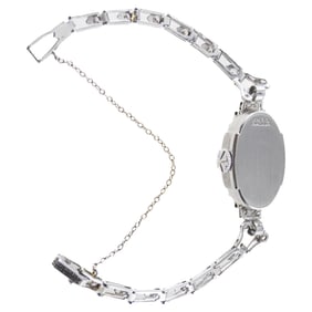 Hamilton Platinum Ladies Art Deco Styled