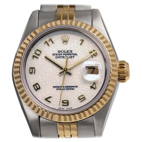 Rolex Lady-Datejust Cream Arabic Jubilee Dial
