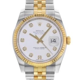 Rolex Datejust 36 Diamond Steel &