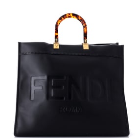 Fendi Sunshine Shopper Tote Leather Large