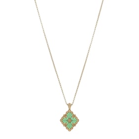Buccellati 18K Yellow Gold Enamel Opera